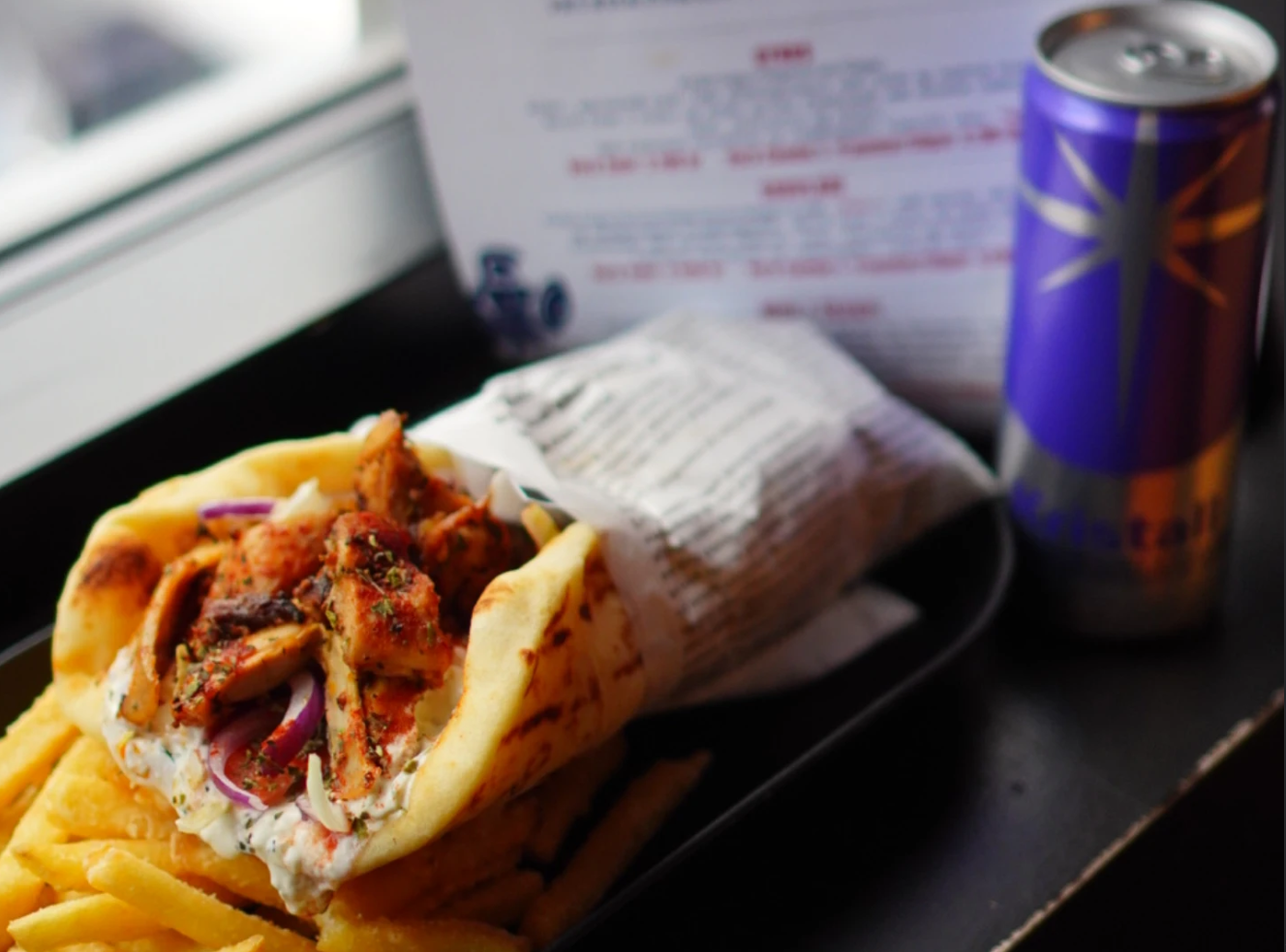 Lite Kebab + Fries & Soda